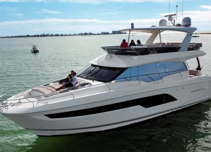 ''Princess Abu II'' Prestige Flybridge 630 Yacht Charter in Anna Maria, Florida