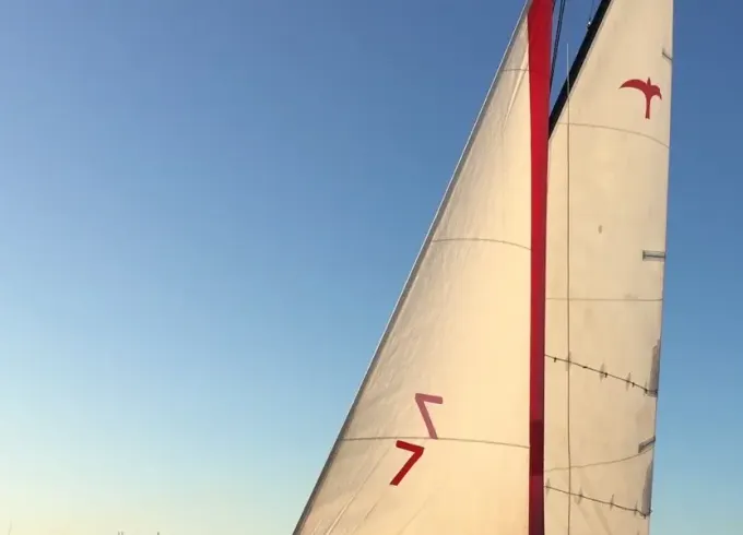 21' Valk Sailboat in Kortgene at the Veerse Meer
