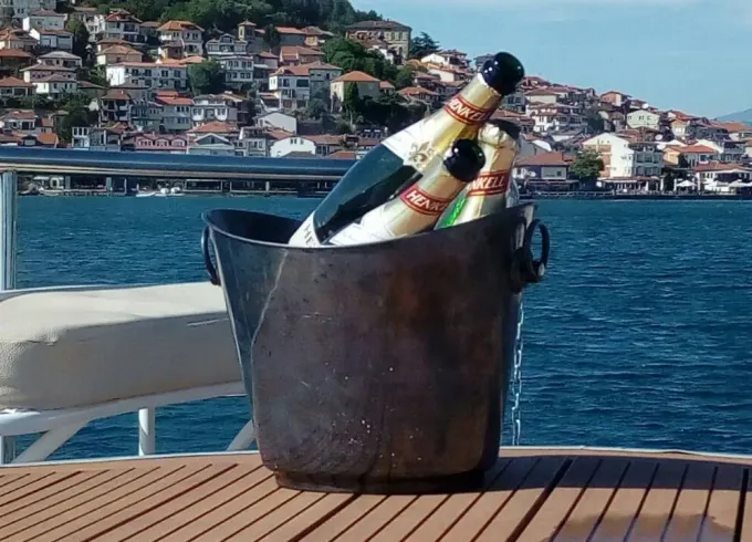 New Motor Yacht Charter with Captain in Ohrid, North Macedonia