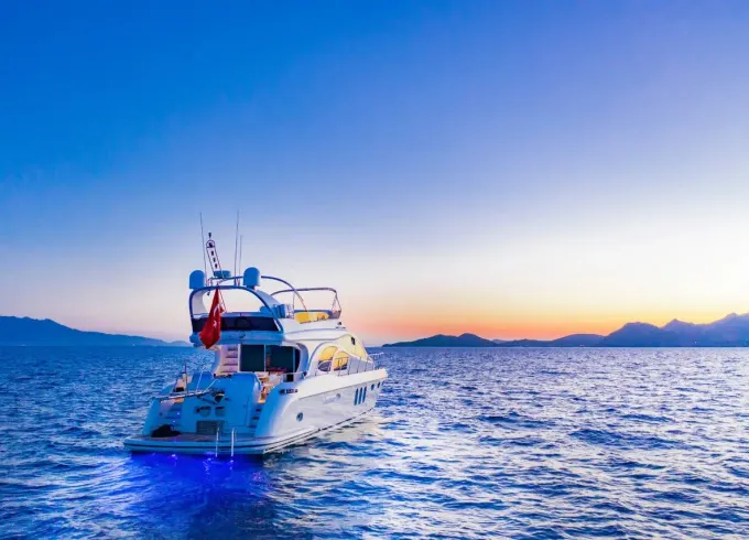 65ft Luxury Motor yacht for 6 guests in Bodrum