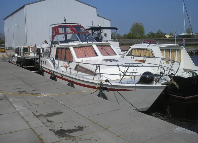 Feel the Relaxing Breeze of Friesland, Netherlands on this Cuddy Cabin Boat
