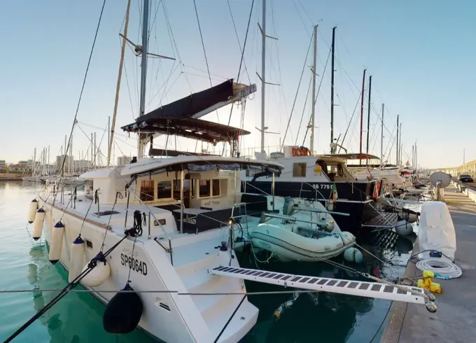 ARP Lagoon 450 F Cruising Catamaran Rental in Cannigione, Sardegna