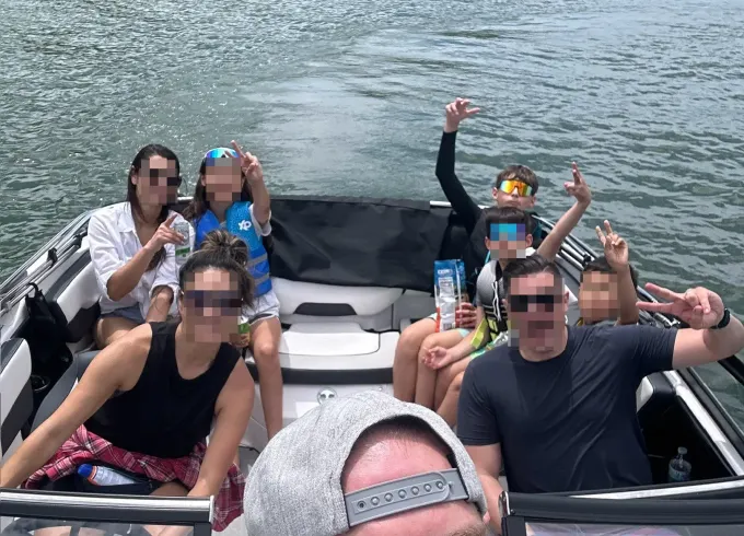 Top-Rated Captained Lake Georgetown Boat Experience for up to 7 Guests