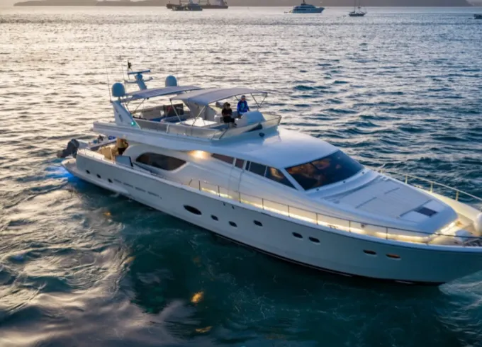 Ultra VIP Ferretti 80 Yacht Charter in Panama Luxury Experience