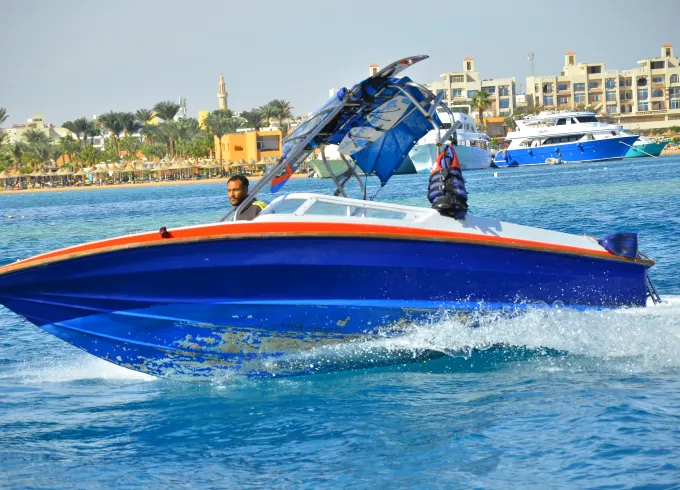 Swim With Dolphin By Semi Private Speedboat & Transfer - Hurghada