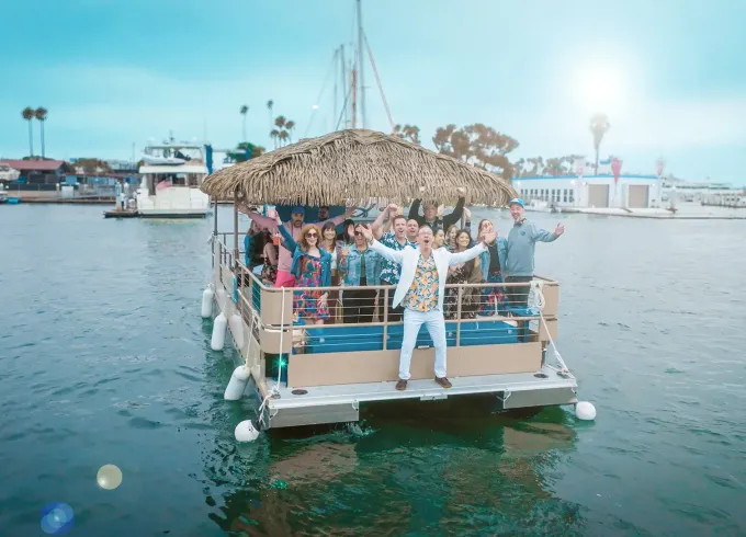 Up to 18 Passengers -- Only Tiki Bar Boat in Marina del Rey