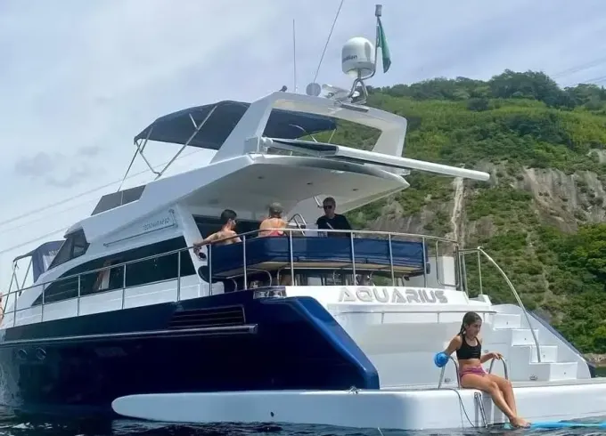 60ft Tupinambá Technomarine Power Mega Yacht Rental in Rio de Janeiro, Brazil