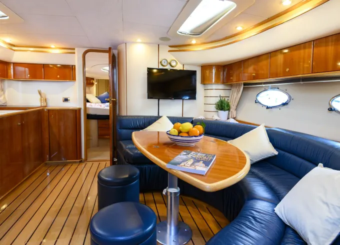 Princess V55 ft Motor Yacht Rental in Sorrento, Italy