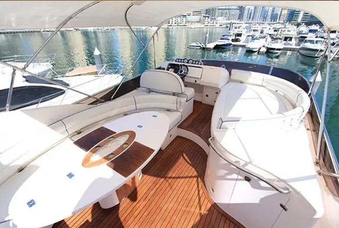 19 Pax - 850 AED per hour on this 55ft Motor Yacht in Dubai