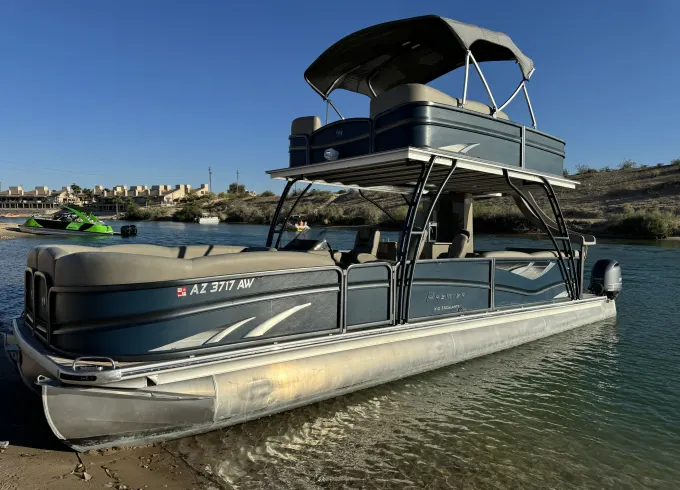 Premier 31ft Marine 310 Skydeck twin engine Pontoon!!