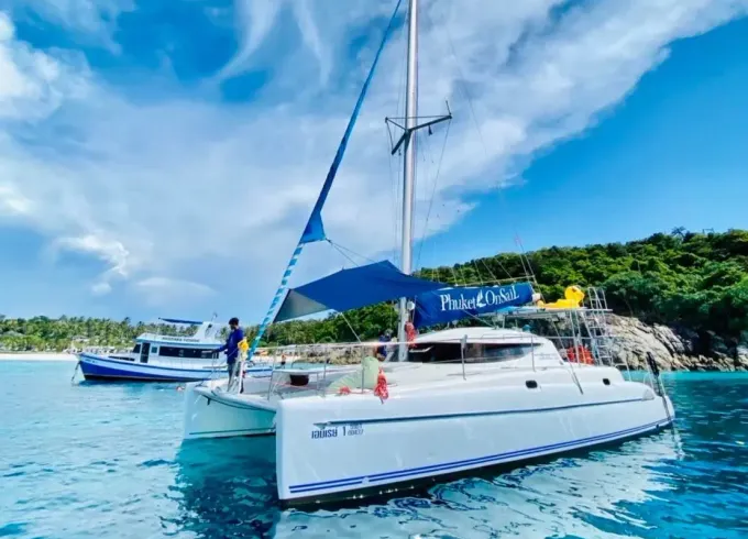 38' Fountaine Pajot Sailing catamaran for rent in Phuket