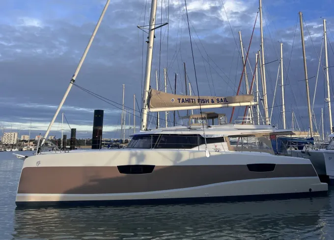 47ft Fountaine Pajot Tanna Catamaran Sailing Day Trip from Moorea with Captain