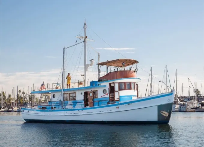 Classic Luxury yacht in San Diego, California