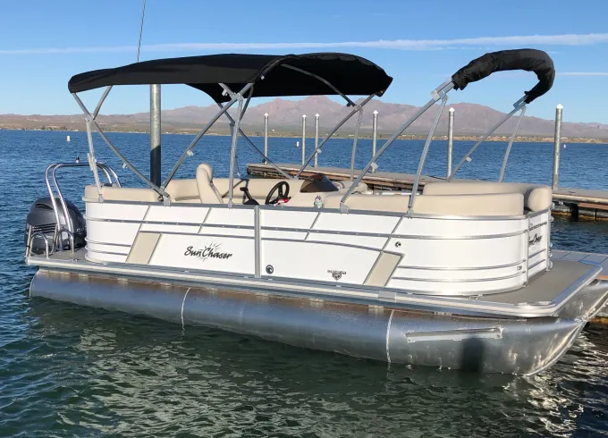 20' Sunchaser Tritoon w/150 Hp Rental in Lake Havasu City