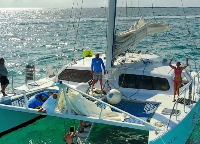 55ft Party Catamaran for rent in Ft. Lauderdale