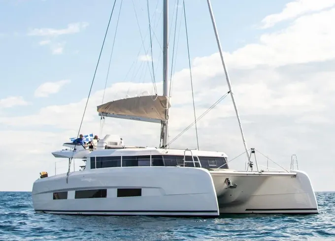 Dufour Catamarans 48 Jovy for Charter in Aeolians Islands or Amalfi Coast (2021)