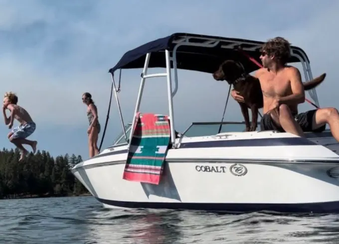 South Flathead Lake!  21’ Cobalt Bowrider, Skidoo Bay