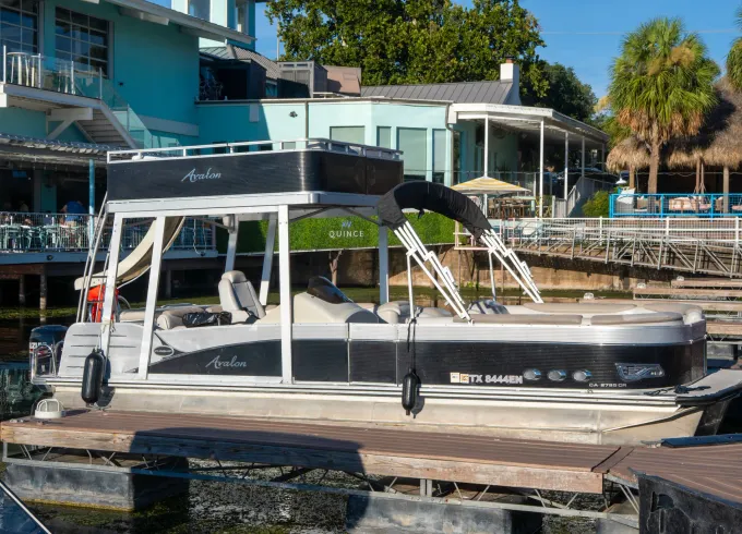 28' Double Decker Pontoon with Slide -Devils Cove- Lake Travis