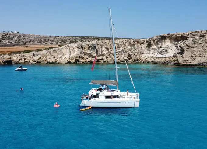 Day Luxury Catamaran Cruise from Ayia Napa to Cavo Greco & Blue Lagoon