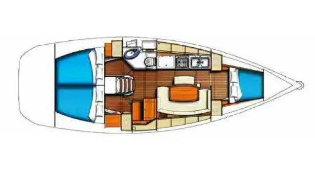 Bareboat Charter the Cyclades 39.3 Sailing Yacht In Trapani, Italy