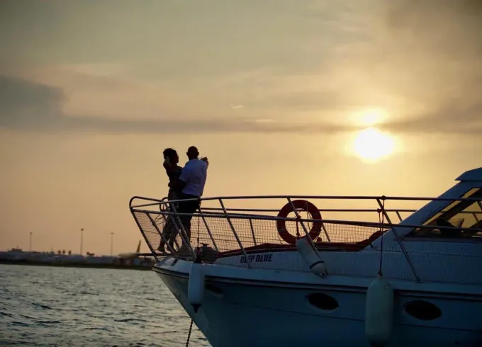 Private Sun Set Trip In Beautifull Larnaka Bay, Cyprus