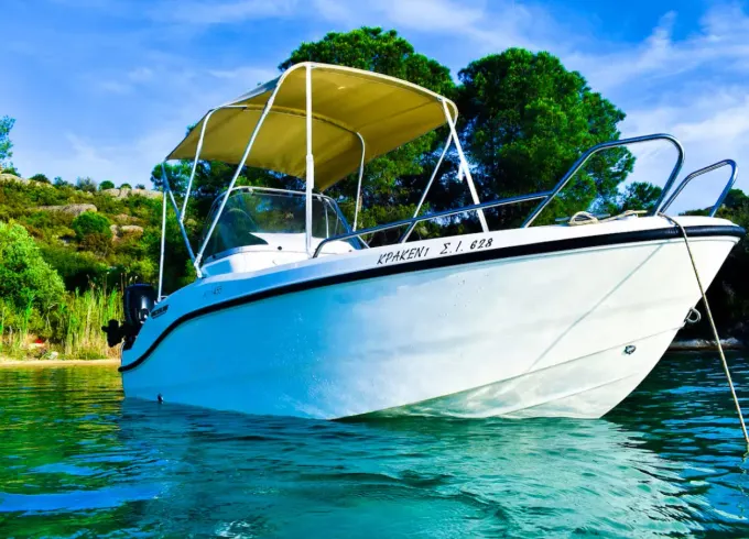 Quicksilver Activ 455 Vourvourou Chalkidiki Greece, No license required