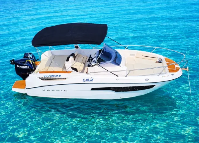 Karnic SL 652 Deck Boat Red Rocks Private Cruise Experience