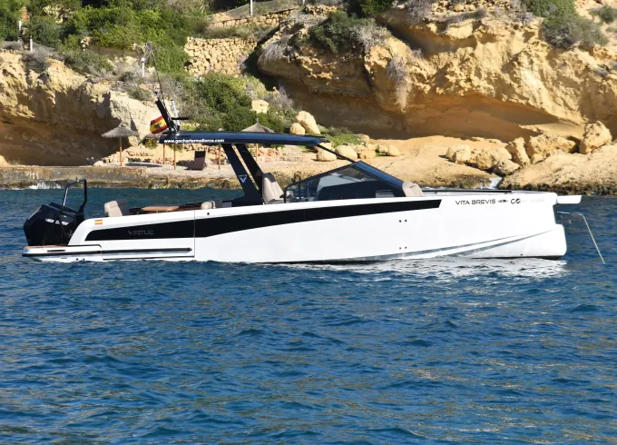 Exclusive 4hr or 8hr charter from luxurious Puerto Portals | 32ft Virtue Yacht