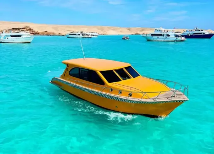 Custom Yellow Water Taxi in Hurghada