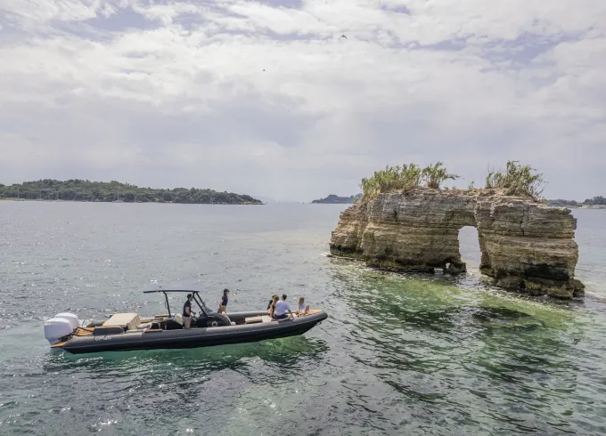 Discover the Ionian Sea with our 32ft brand-new Viper Rib