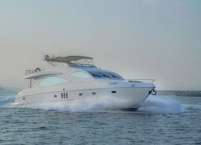 Luxury majesty 88ft motor yacht with jacuzzi in Dubai