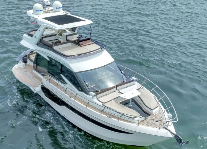 Navigate the 53ft Galeon Motor Yacht in Miami