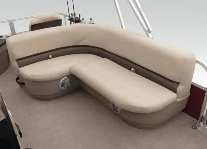 Red Pontoon Boat for Rent on Lake Athens or Cedar Creek Reservoir, TX