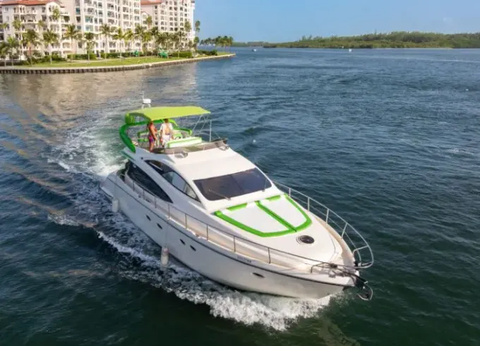 Beautiful 67' Aicon Yacht for Charter in Miami FL