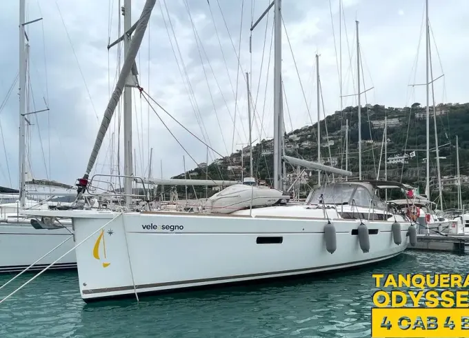 Jeanneau Sun Odyssey 479 for Aeolian Islands from Capo D'Orlando Marina
