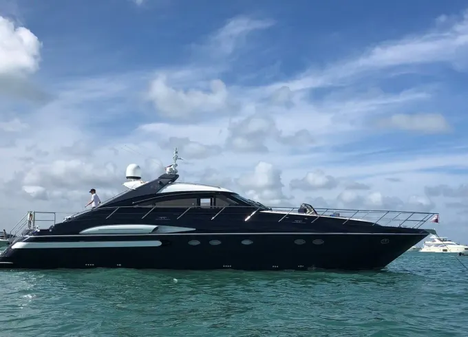 70ft Luxury Viking Princess Mega Yacht for Charter in North Bay Village