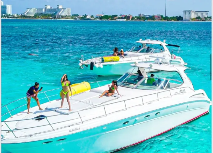 Sea Ray 50ft - Enjoy the Cancun Bay - Free Pick Up Hotel Marina