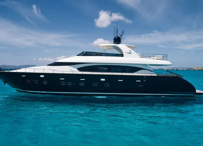 99’ Maiora Elite Yacht + Toys For Charter in Ibiza