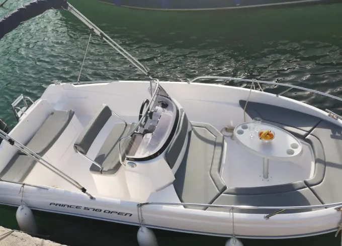 Rent a 19' Prince 570 Open Center Console in Nova Mokošica for up to 6 people