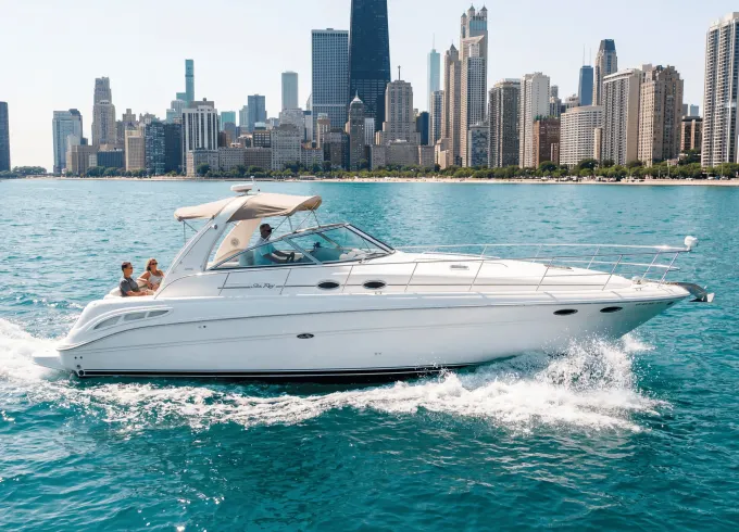 Enjoy Chicago on this 46' Sea Ray - Great for Birthdays - Bachelorette Parties