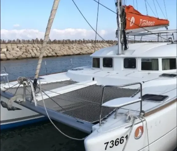 Enjoy a fun time in the Med with our beautiful Lagoon 380 Catamaran