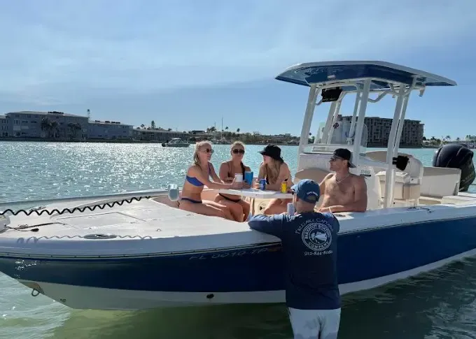 25’ Robalo Center Console for Charter with Captain in St Pete Beach
