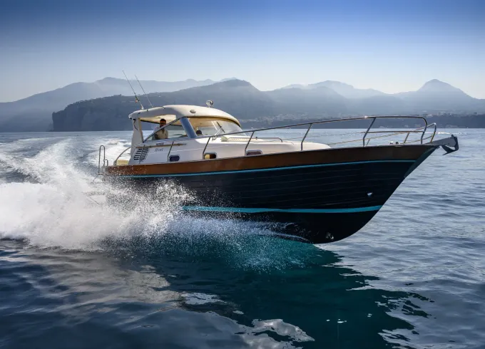 Gozzo Libeccio 11 HT, boat rental in Sorrento, Italy