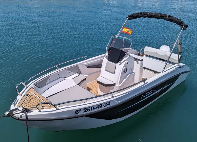 Rent boat B580 'Nica' (6p) without licence in Palma, Spain