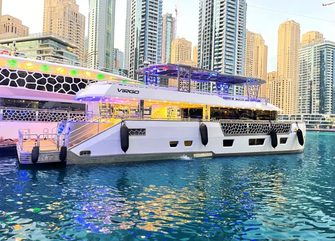 New 2024 100ft. Super Yacht with Pool & Largest Fly Bridge for 90 guest