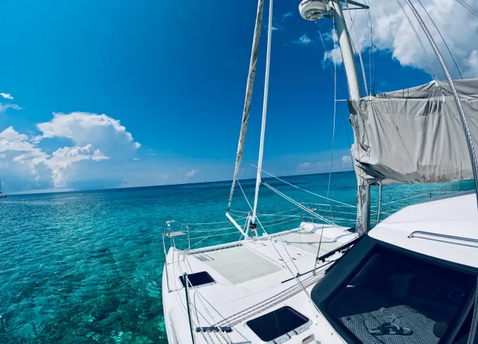 Amazing 36' Catamaran in Puerto Aventuras, closest marina from Tulum