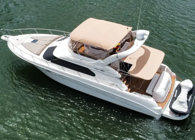 Enjoy Cartagena on a 45ft Sea Ray Motor Yacht