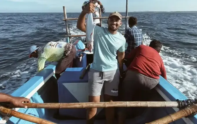 Fishing in Colombo, Sri Lanka