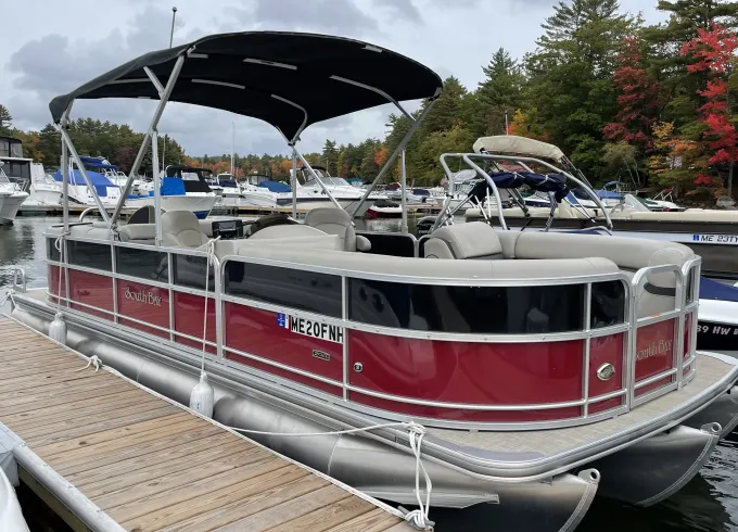 24ft Sebago Lake Cruise with Southbay Pontoon!