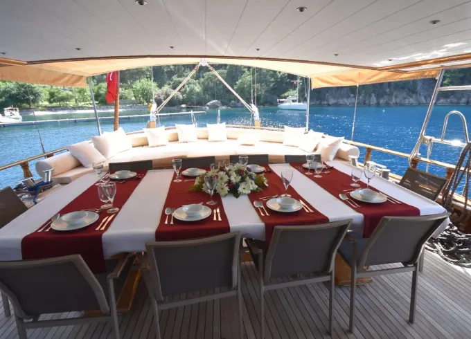 “SUSESI” Beautiful Luxury Charter Gulet in Gocek, Fethiye, Muğla.
